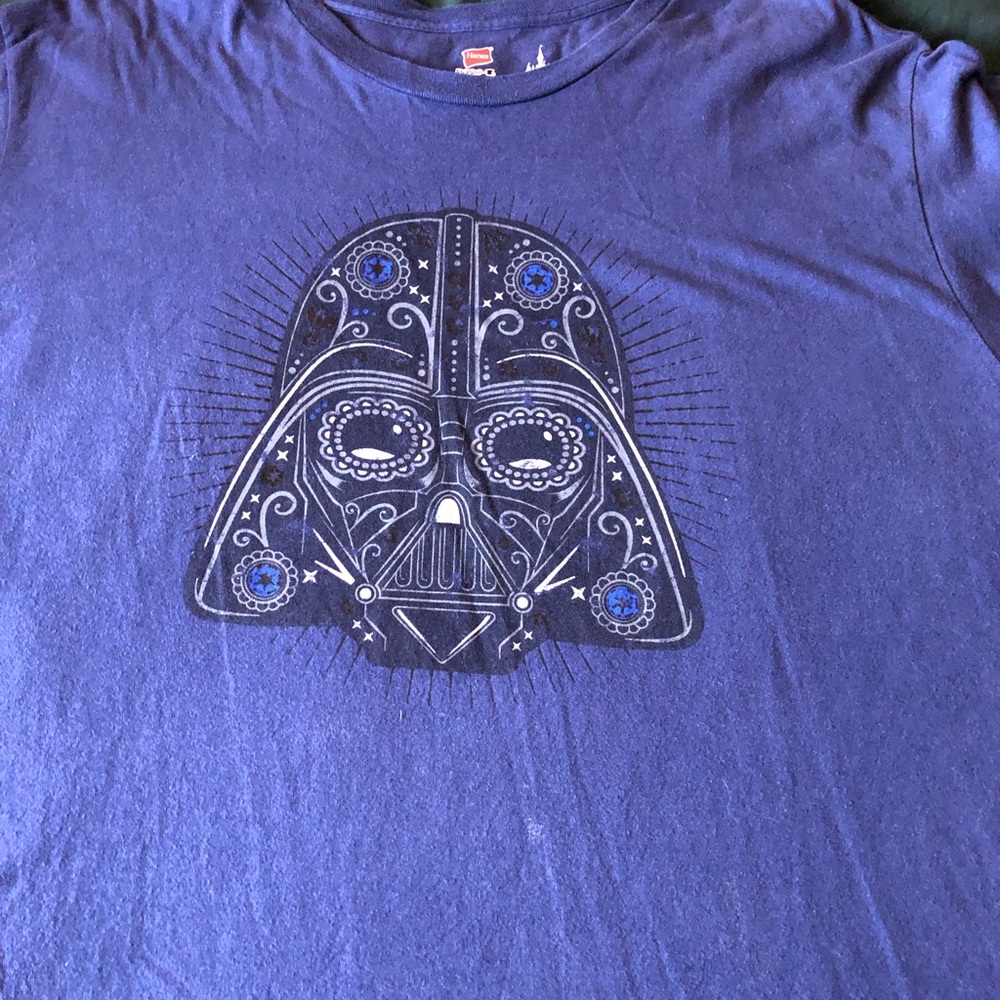 Hanes Navy Disney Parks Star Wars Logo Tee